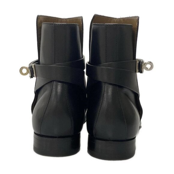 HERMES Neo Black Calf Leather - Women's Boots 689-040925 - Picture 3 of 8